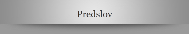 Predslov