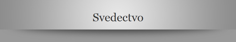 Svedectvo